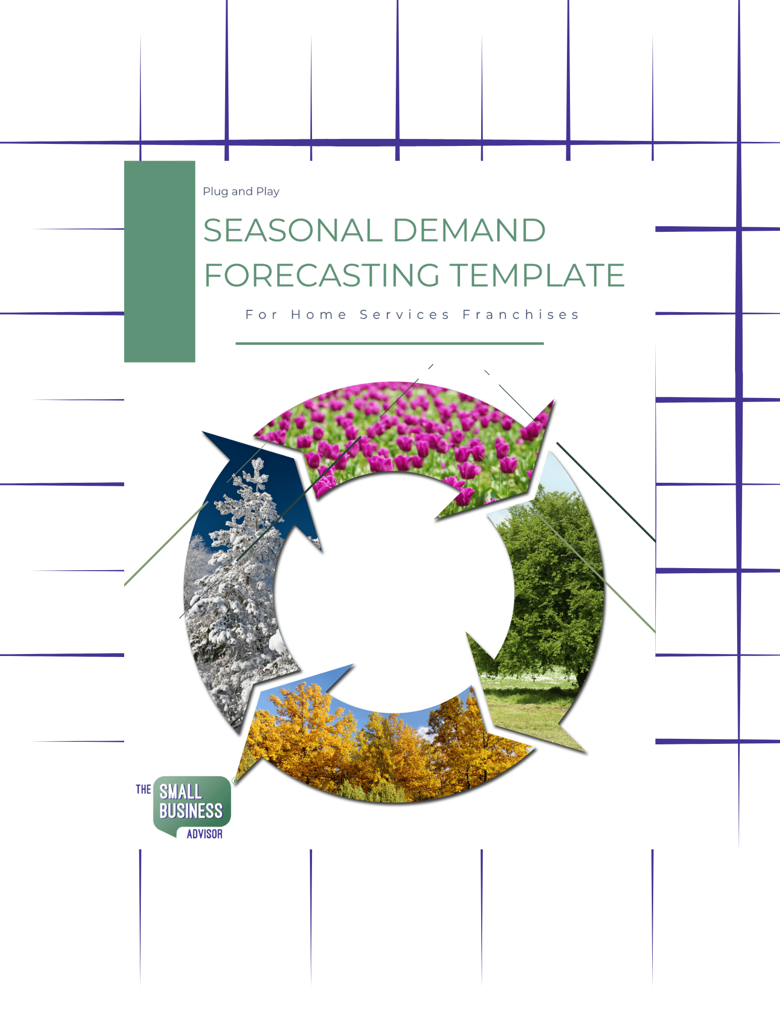 Seasonal Demand Forecasting Template Grid background-1